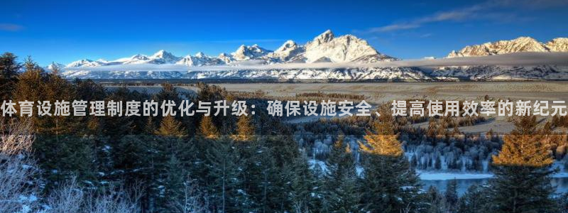 凯捷体育注册：体育设施管理制度的优化与升级：确保设施