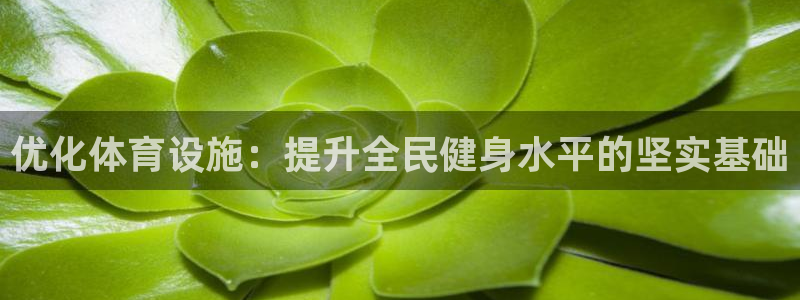 凯捷体育开户：优化体育设施：提升全民健身水平的坚实基础